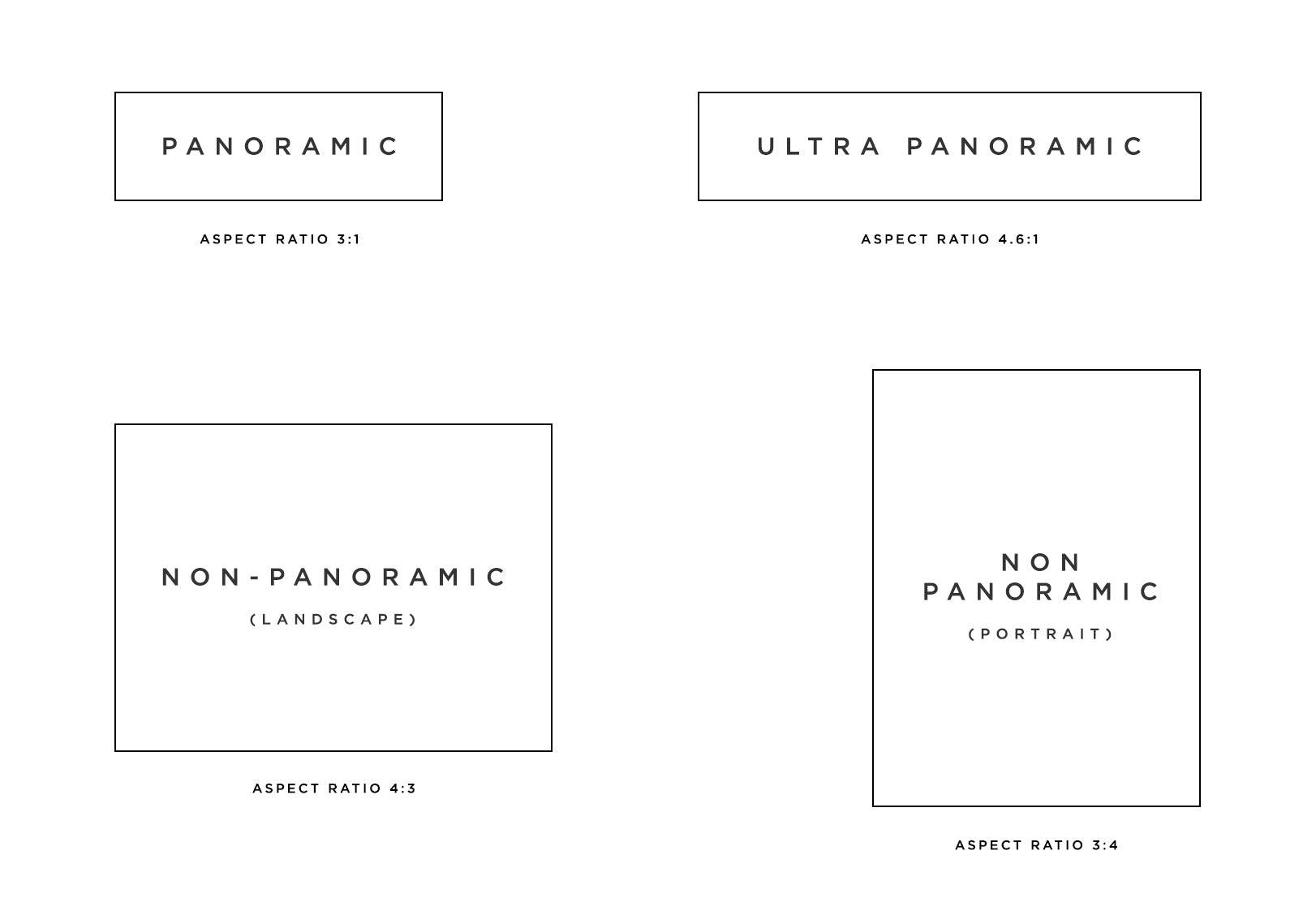 Selecting the aspect ratio for your image