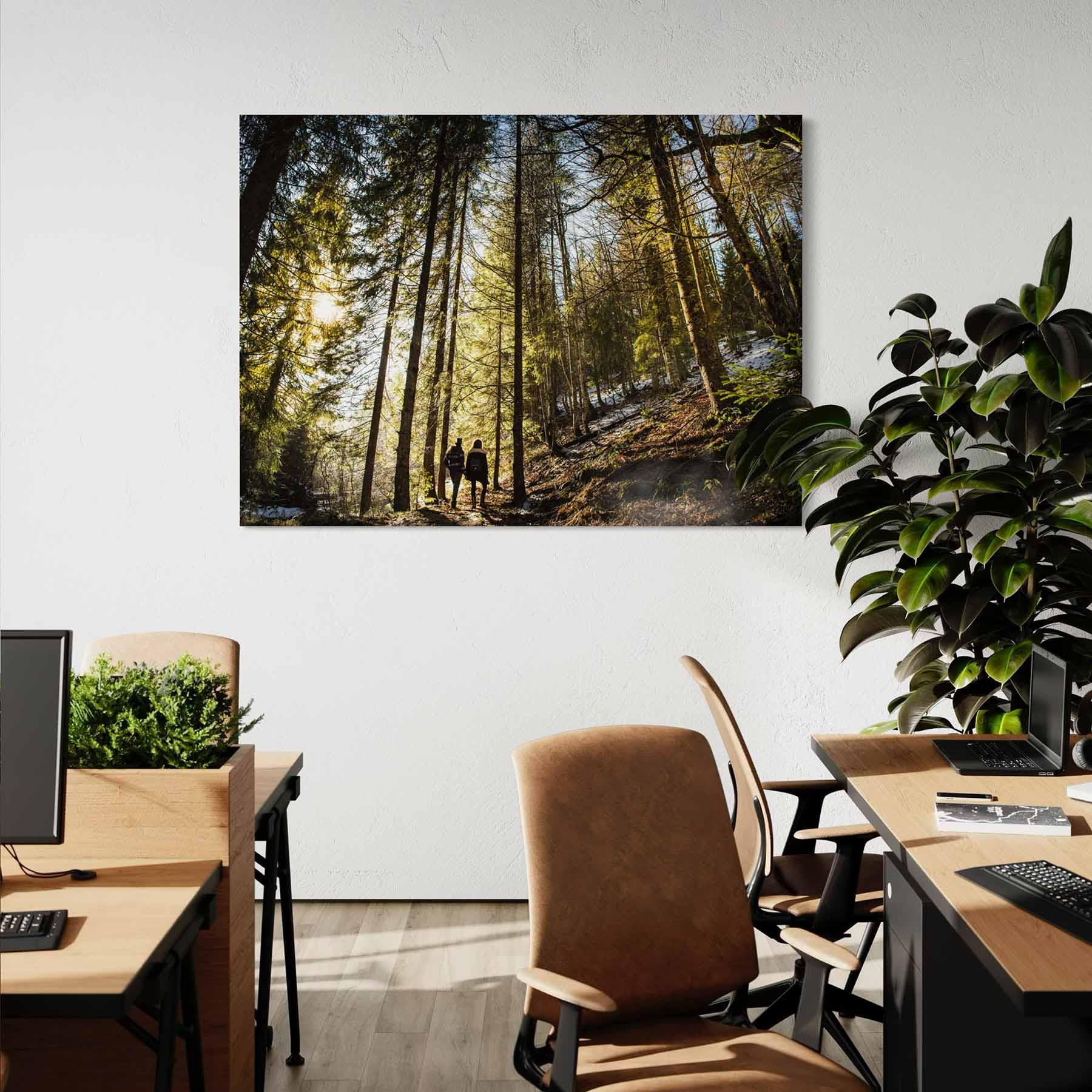 office canvas print