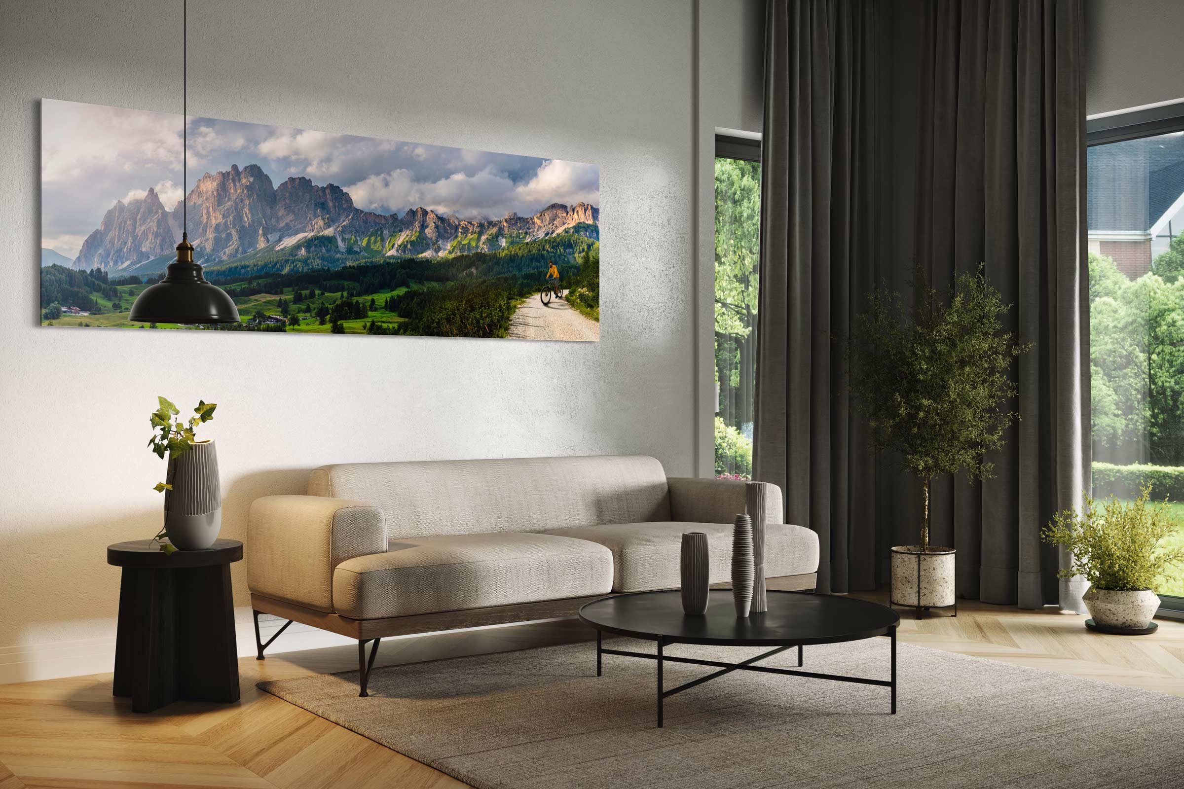 Large panoramic print - extra large canvas 