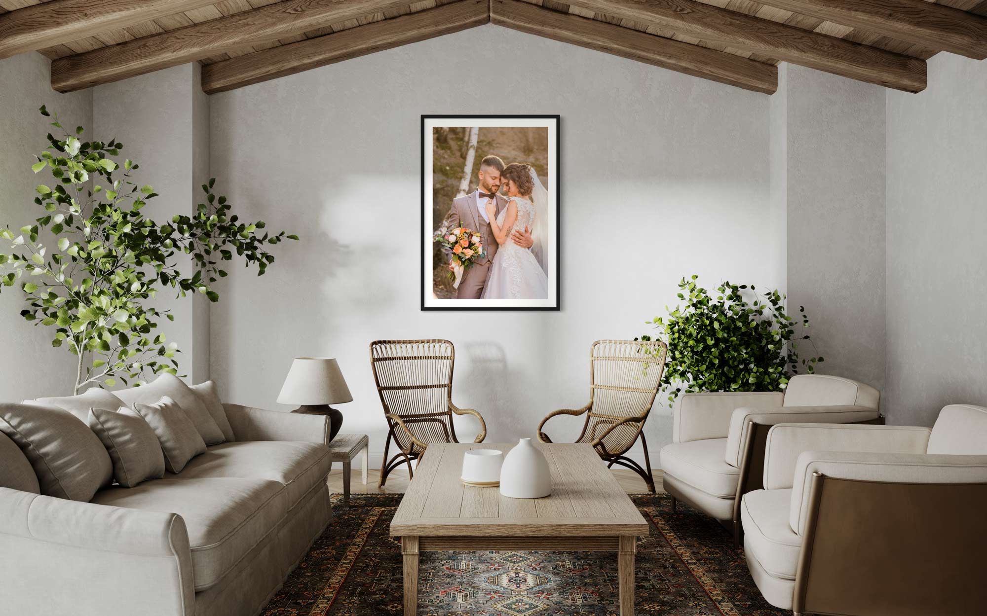 Wedding wall art in the home