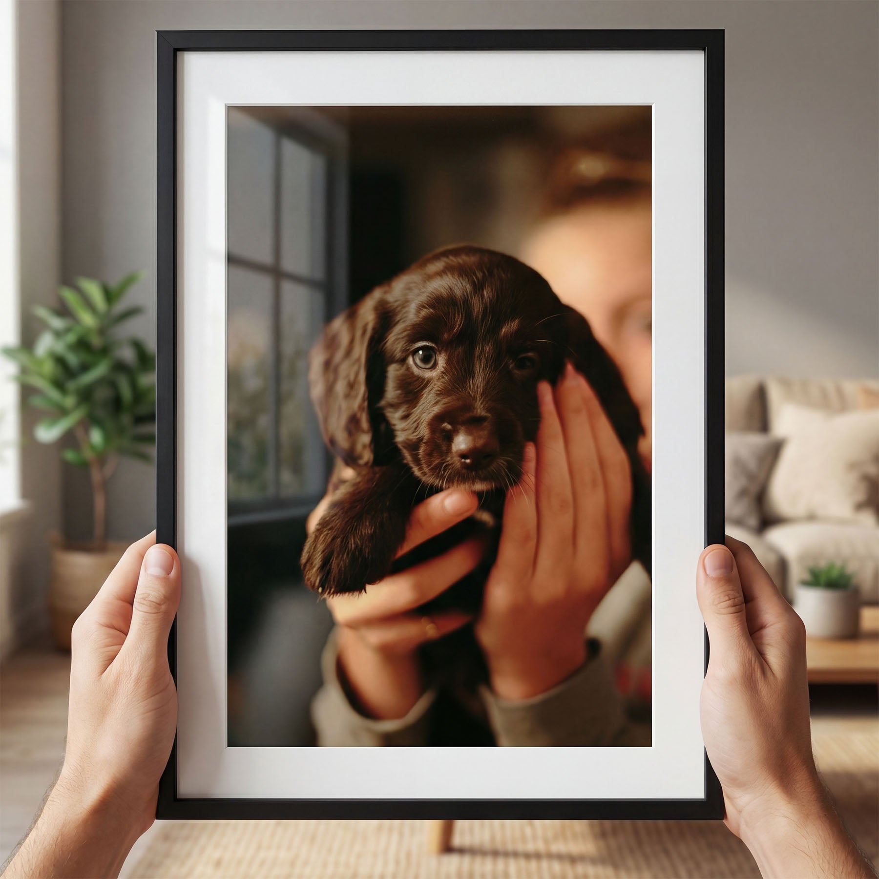 pet framed print