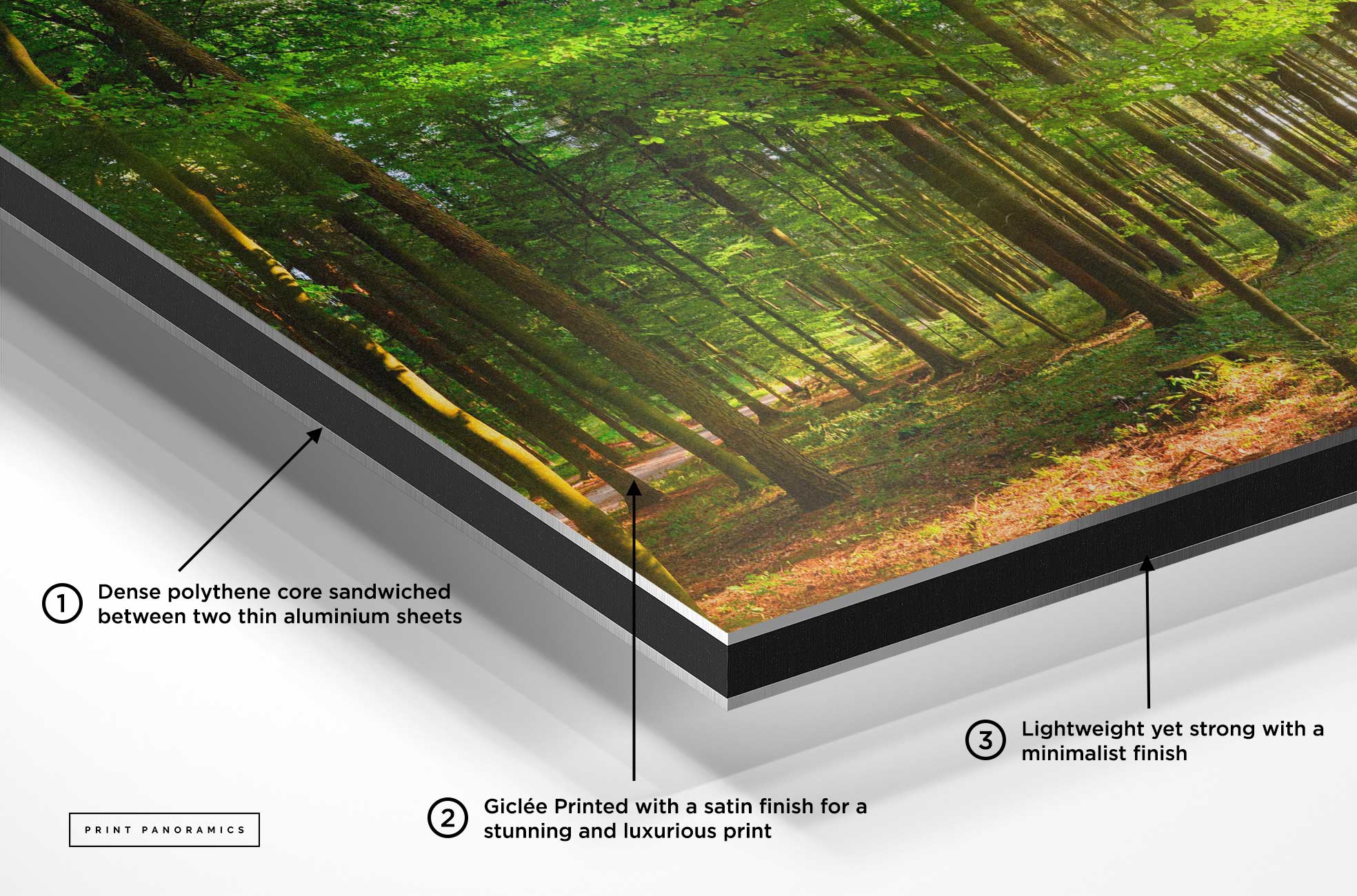 aluminium dibond details - giclee printed