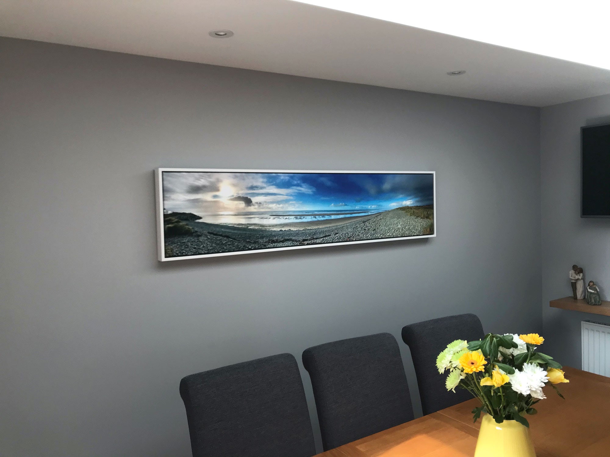 Ultra panoramic floating framed canvas by Print Panoramics