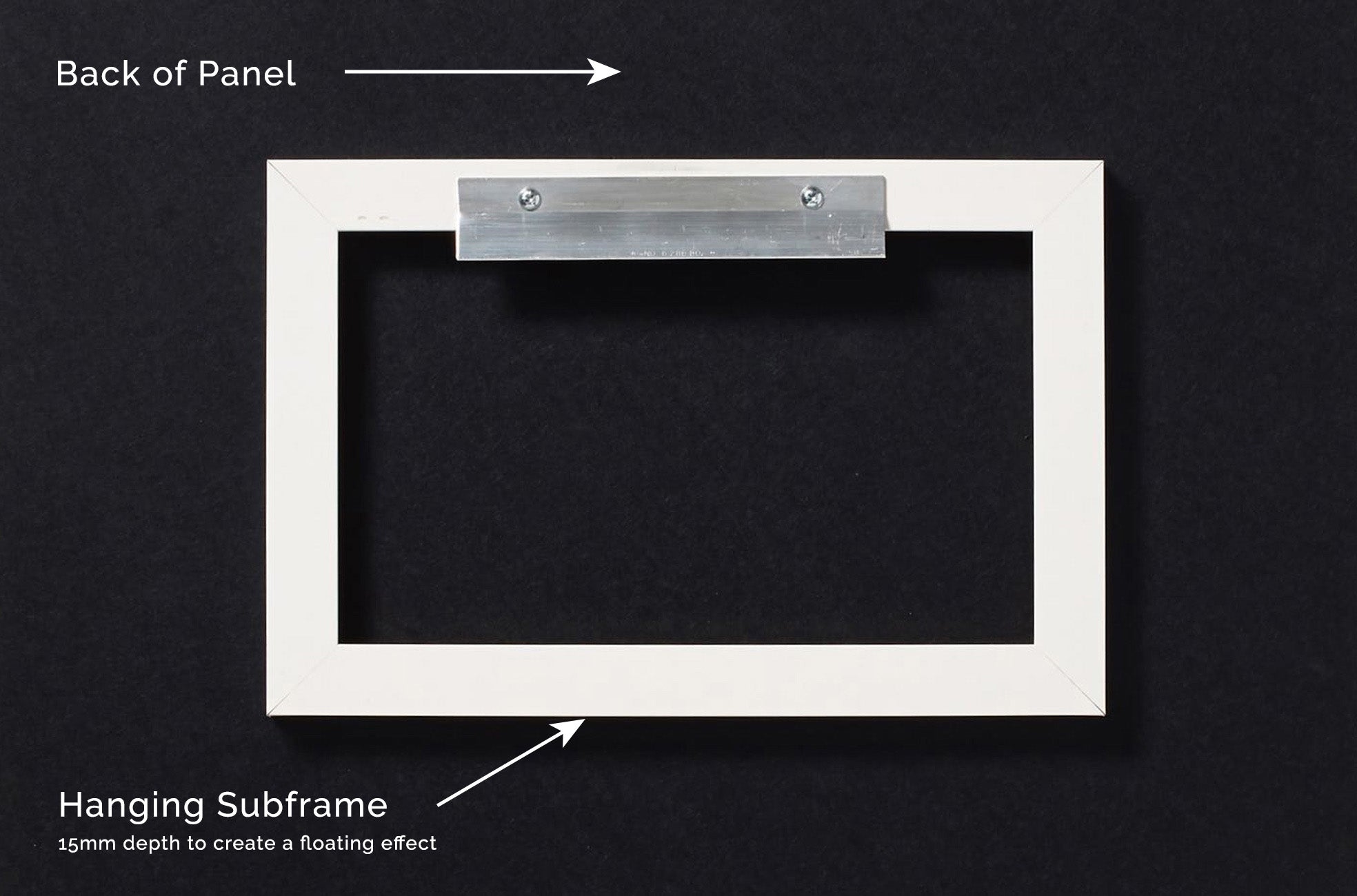 acrylic hanging sub frame