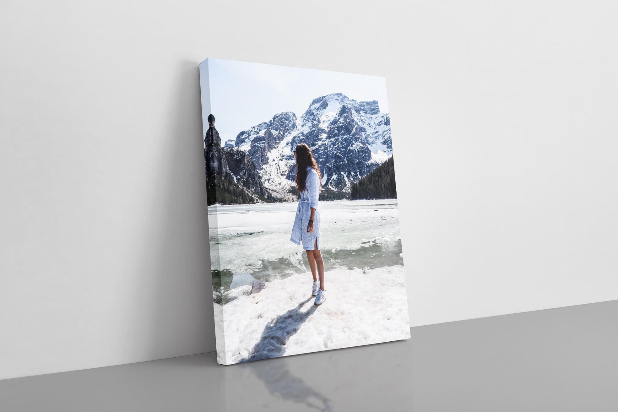 Canvas print in portrait