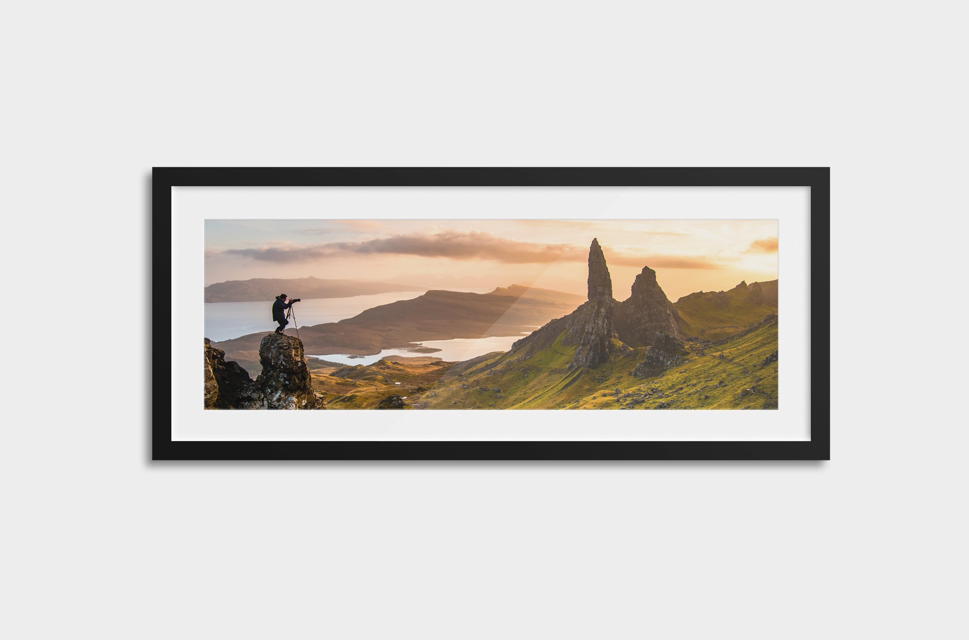 Panoramic Framed Mounted Photo Print Handmade in UK Gallery Quality