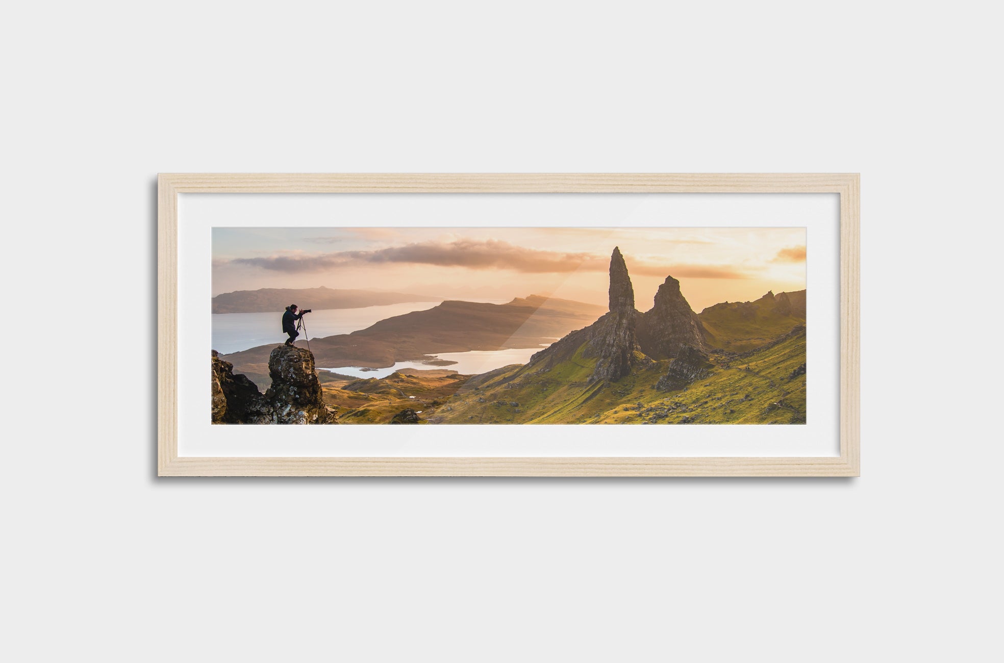 Panoramic Framed Mounted Photo Print