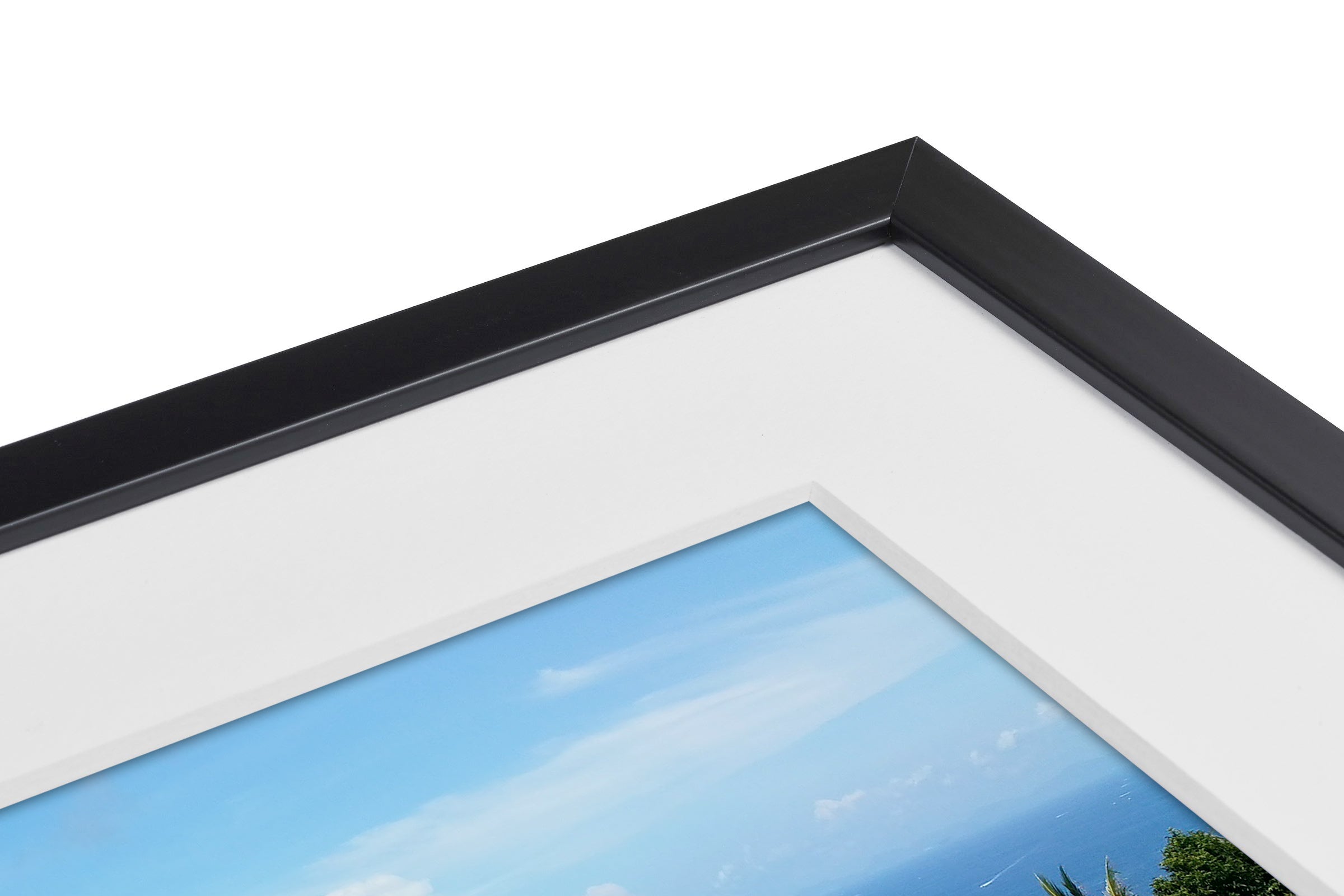 Frame with white mount