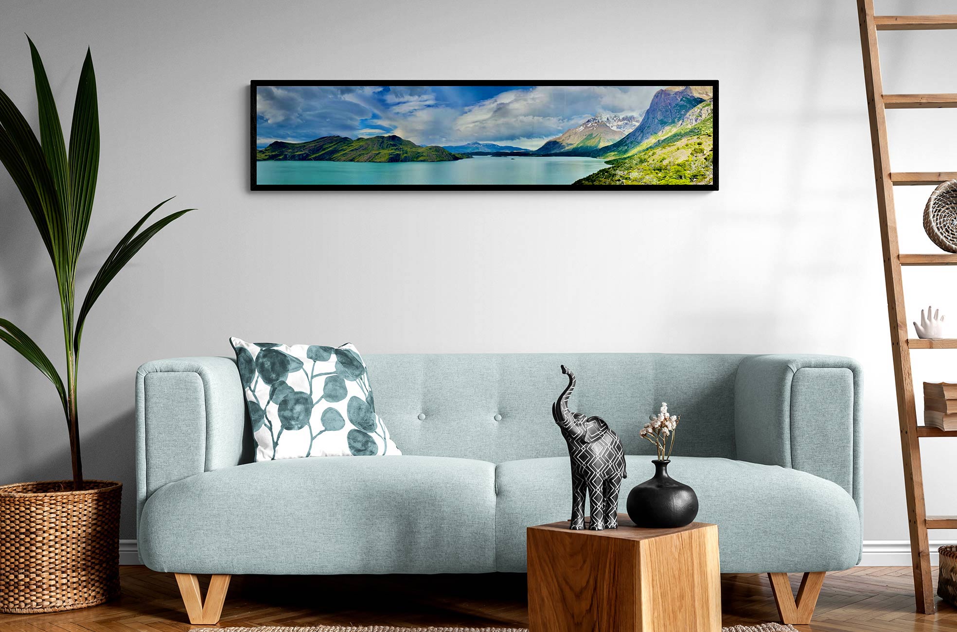 Ultra panoramic framed photo print